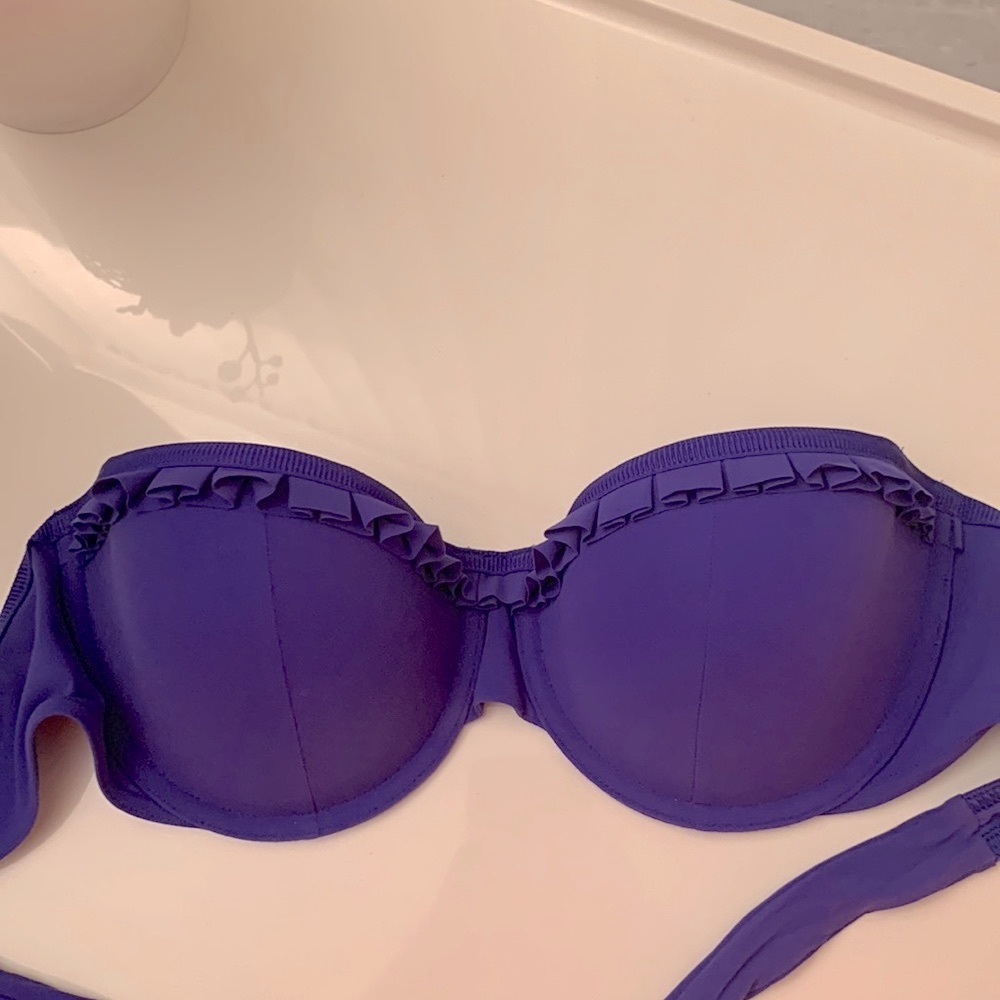 Blue Bikini Top 34D/36C